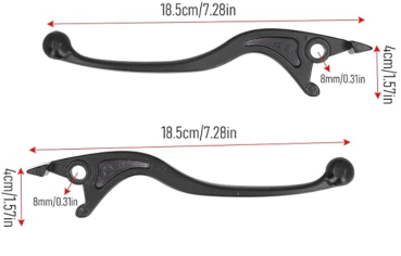 Bremshebel Hydraulisch rechts oder links 18,5cm